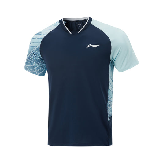 Tischtennis Unisex Smash Wettkampftrikot 2025 dunkelblau - AAYV067-1