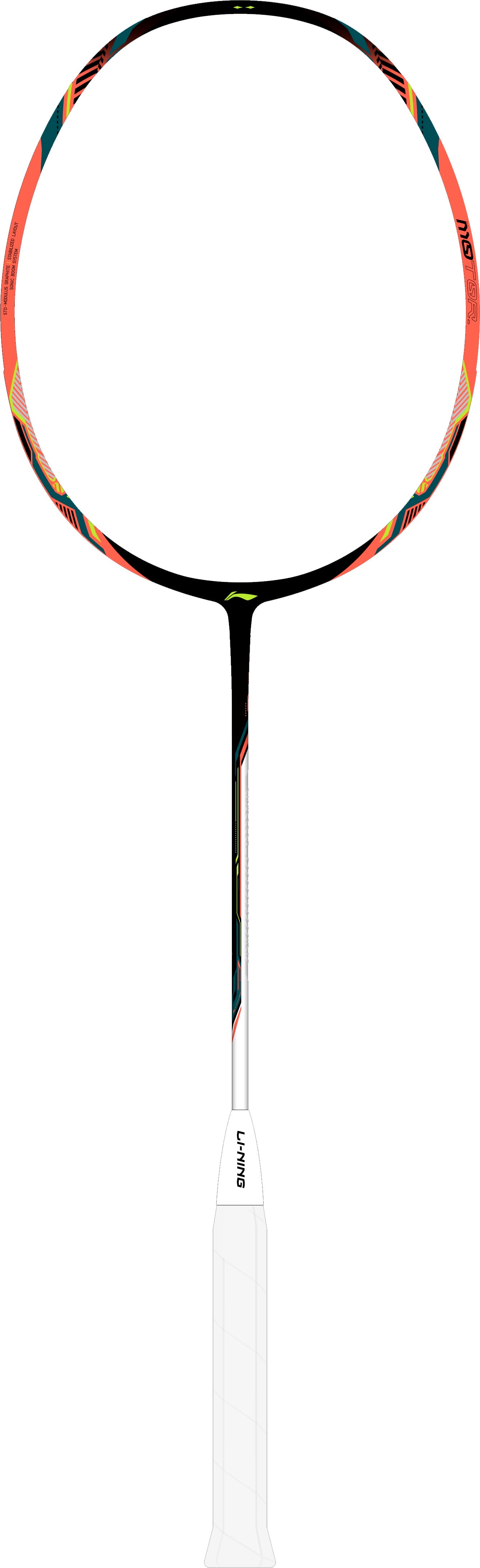 Badmintonracket HalberTec Motor (3U) black/neon-pink - unstrung  - AYPU075-3