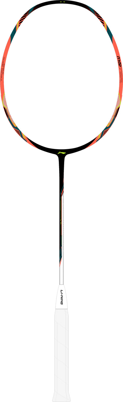 Badmintonracket HalberTec Motor (3U) black/neon-pink - unstrung  - AYPU075-3