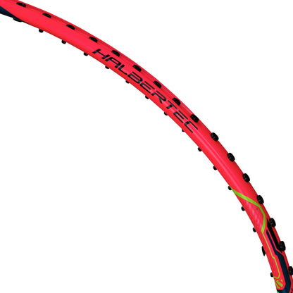 Badmintonracket HalberTec Motor (3U) black/neon-pink - unstrung  - AYPU075-3
